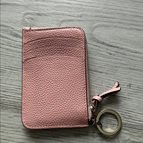 Kate Spade Pink Card Holder with Key Ring - Picture 2 of 2
